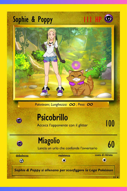 Ritratto Personalizzato: Carta PokeArt Personalizzata