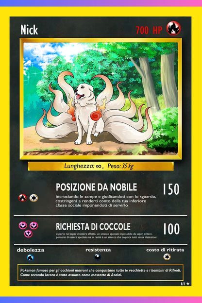 Ritratto Personalizzato: Carta PokeArt Personalizzata