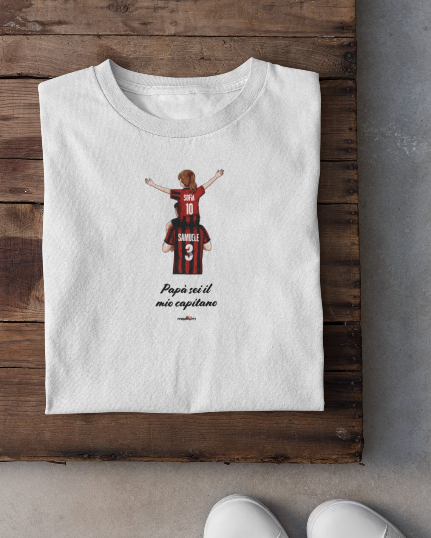 Ritratto su t-shirt/felpa – una sola grande passione