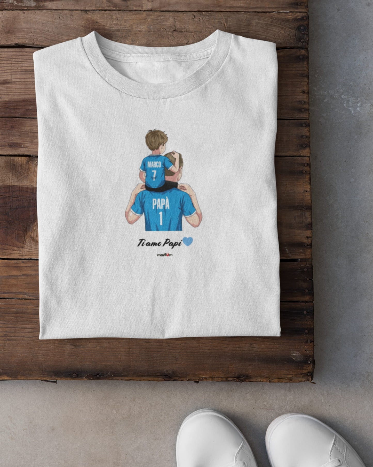 Ritratto su t-shirt/felpa – una sola grande passione