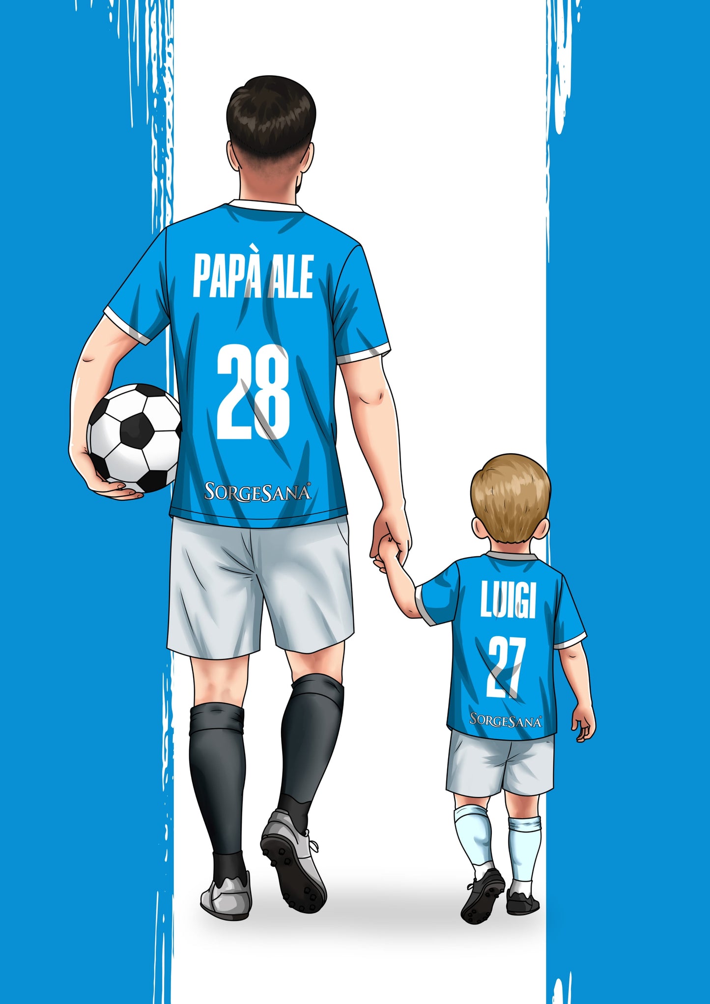 Regalo per tifoso: poster personalizzato con la tua squadra del cuore