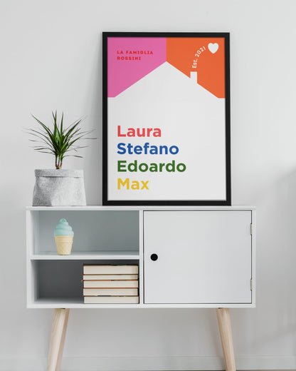 Poster Personalizzato Casa e Famiglia