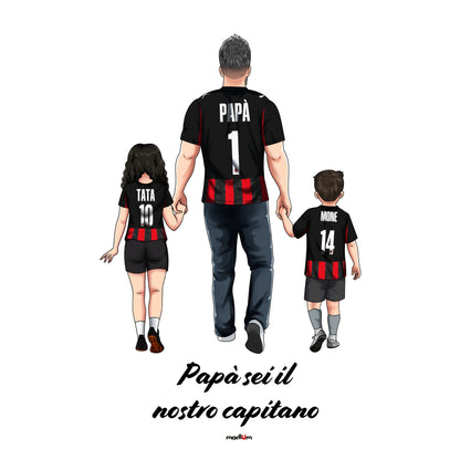 Ritratto su t-shirt/felpa – una sola grande passione