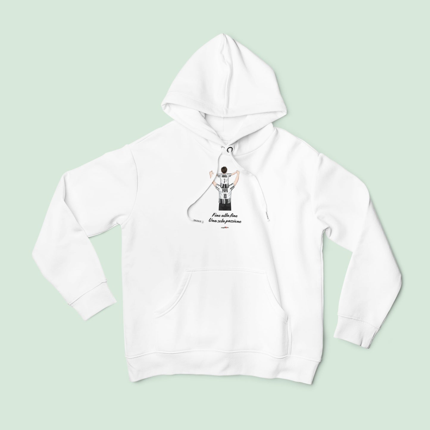 Ritratto su t-shirt/felpa – una sola grande passione