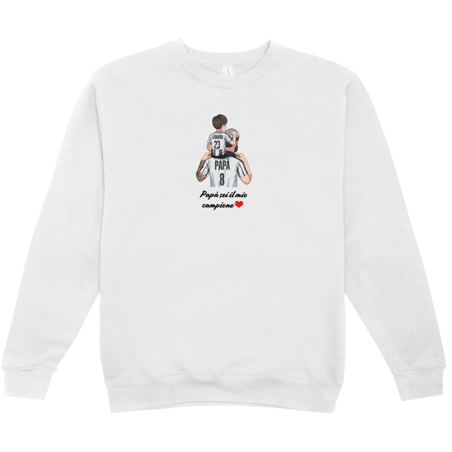 Ritratto su t-shirt/felpa – una sola grande passione