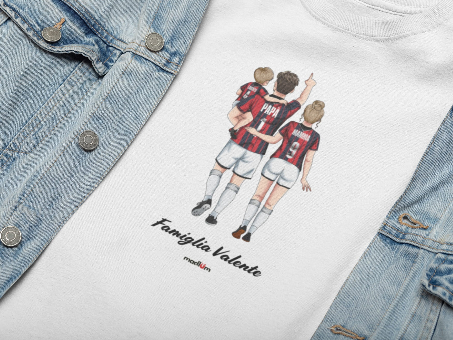 Ritratto su t-shirt/felpa – una sola grande passione