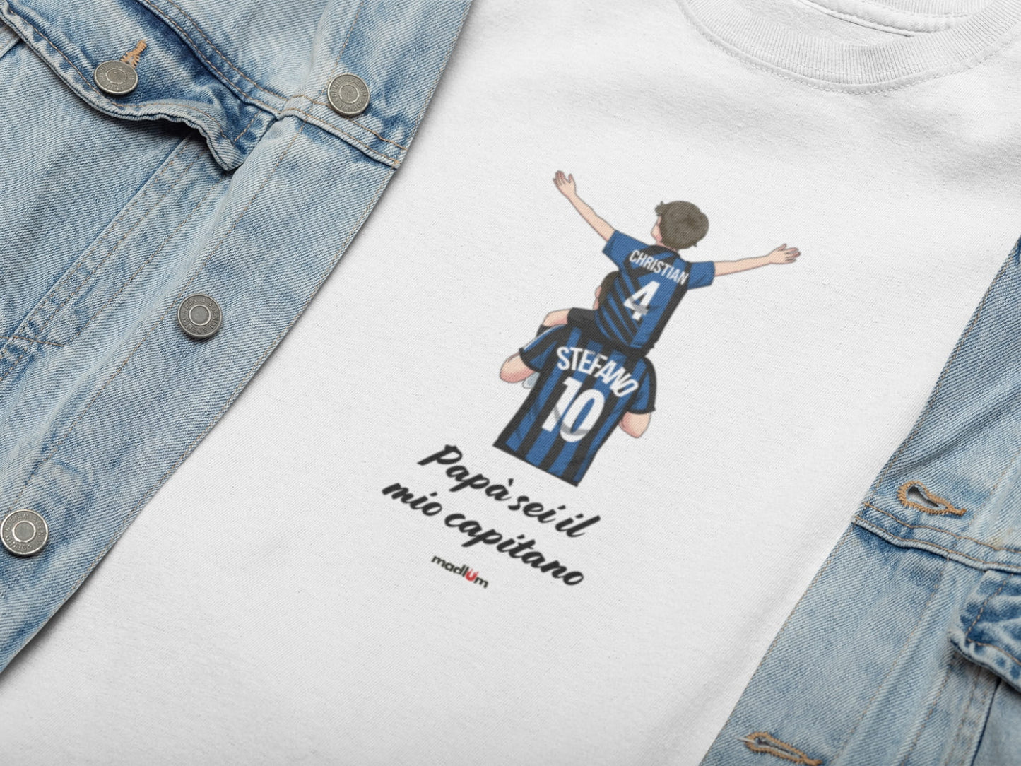 Ritratto su t-shirt/felpa – una sola grande passione