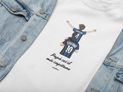 Ritratto su t-shirt/felpa – una sola grande passione