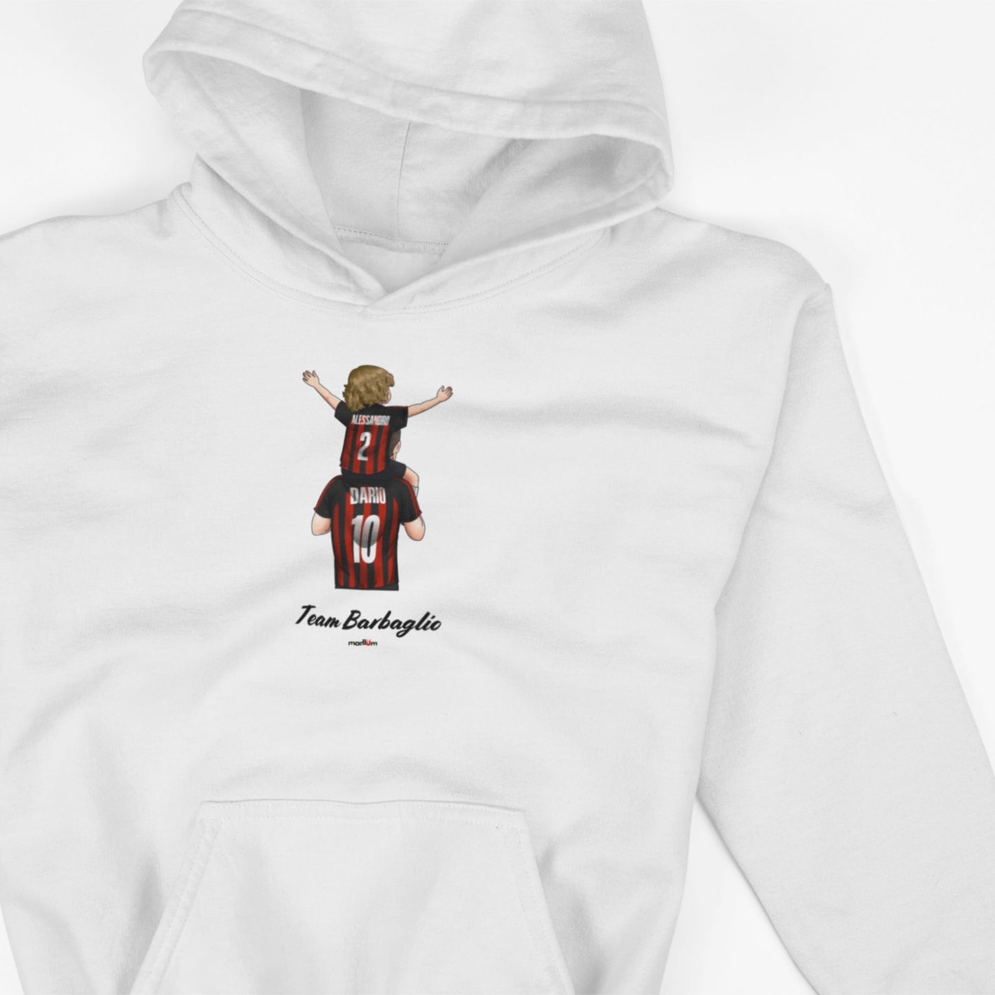 Ritratto su t-shirt/felpa – una sola grande passione