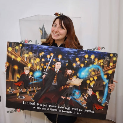 Ritratto personalizzato - Da Babbani a Maghi!