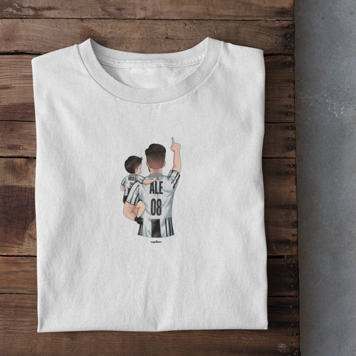 Ritratto su t-shirt/felpa – una sola grande passione