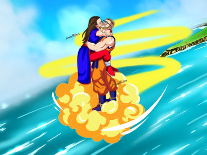 Ritratto di coppia: Super Guerrieri