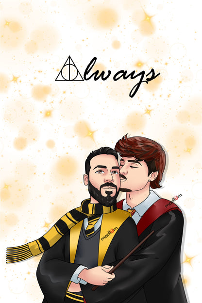 Portrait de couple : de Moldus à Sorciers !