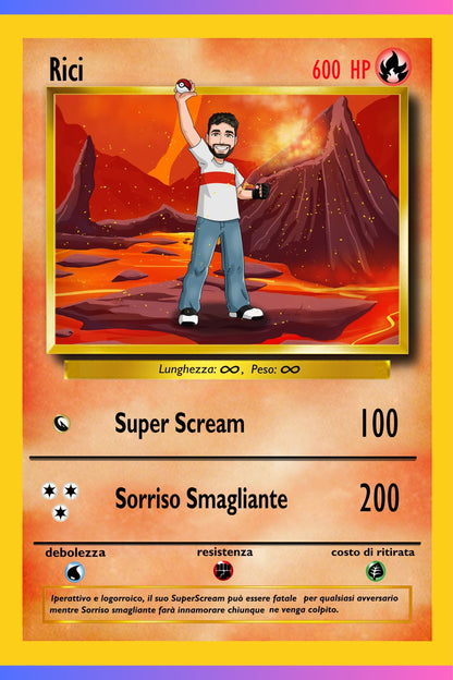Ritratto Personalizzato: Carta PokeArt Personalizzata