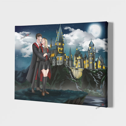 Stampa su tela con telaio in legno