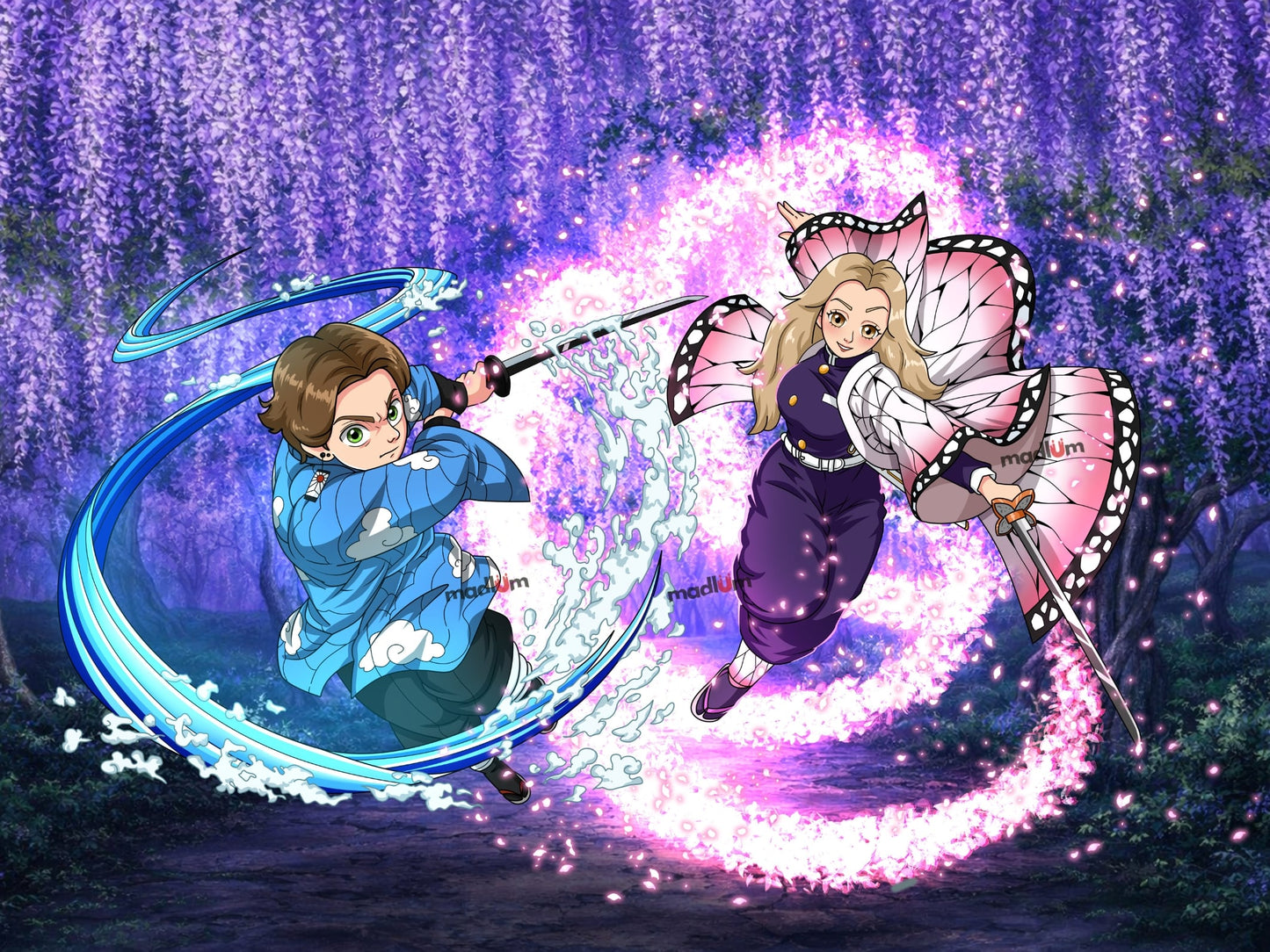 Portrait personnalisé One Piece corps entier