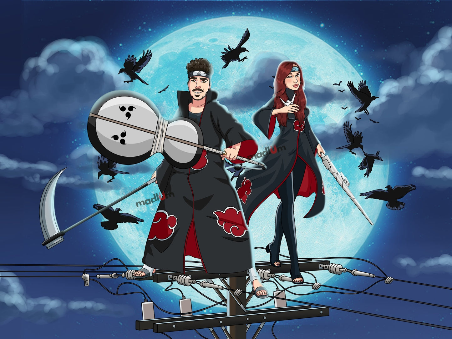 Ritratto Personalizzato Diventa un Ninja