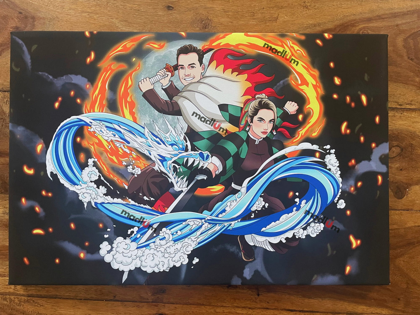 Portrait personnalisé One Piece corps entier