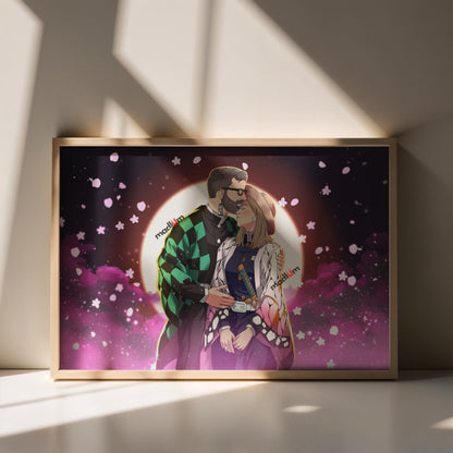 Portrait personnalisé One Piece corps entier