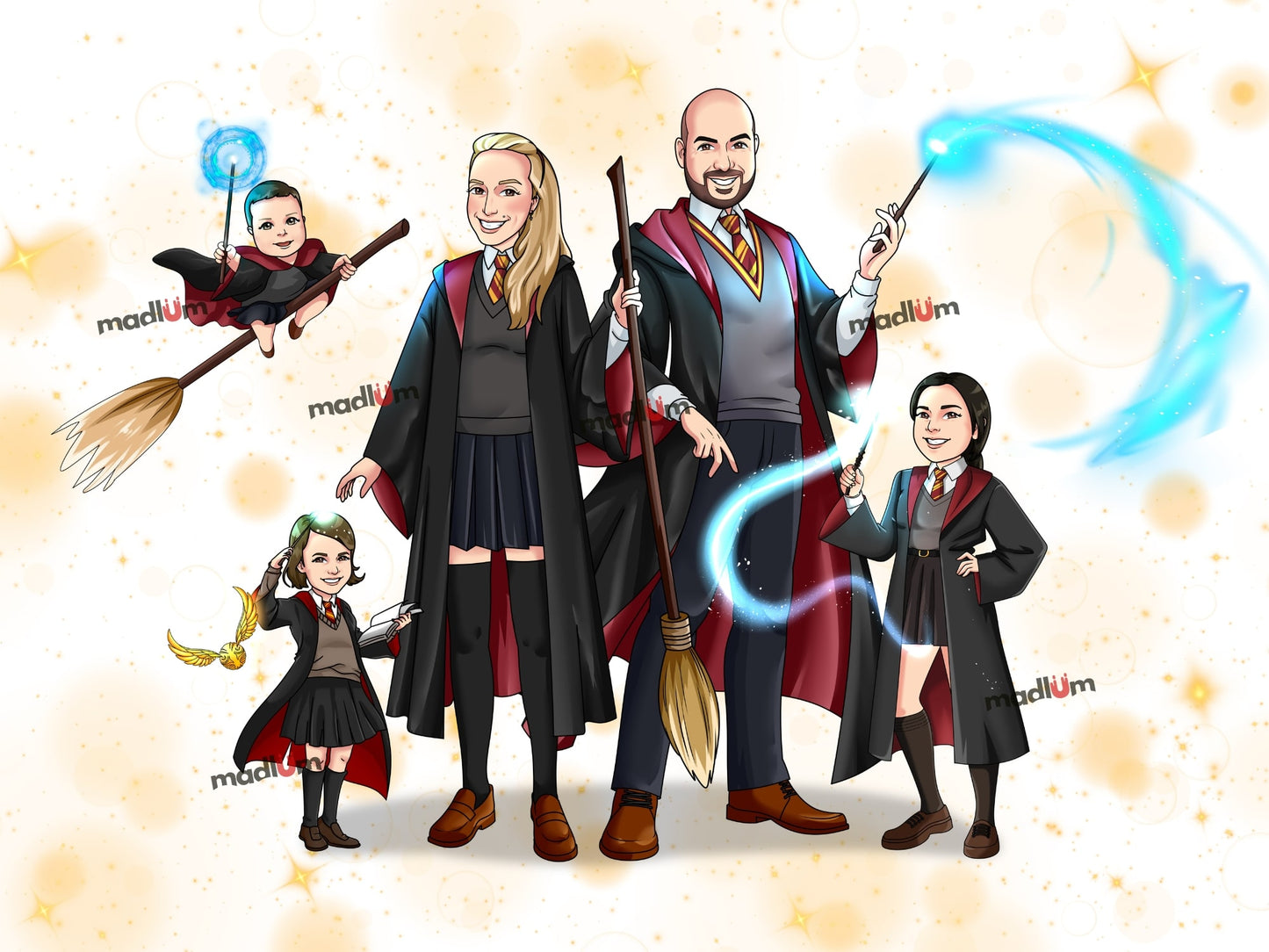 Retrato personalizado - ¡De Babbani a Magos!