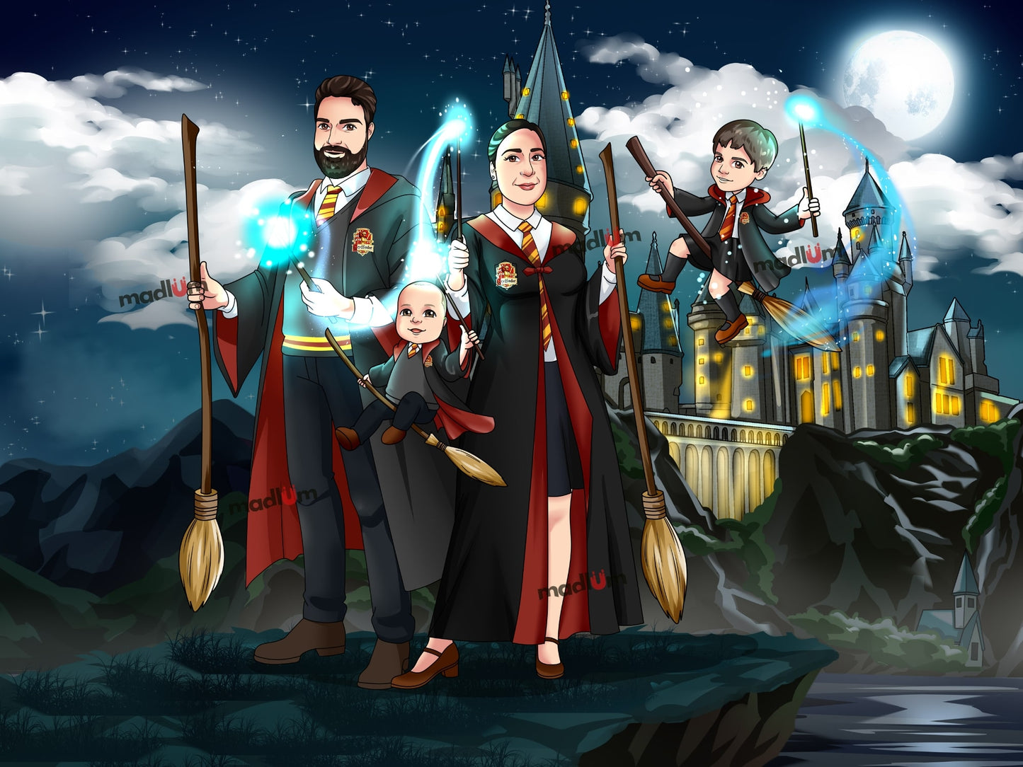 Retrato personalizado - ¡De Babbani a Magos!