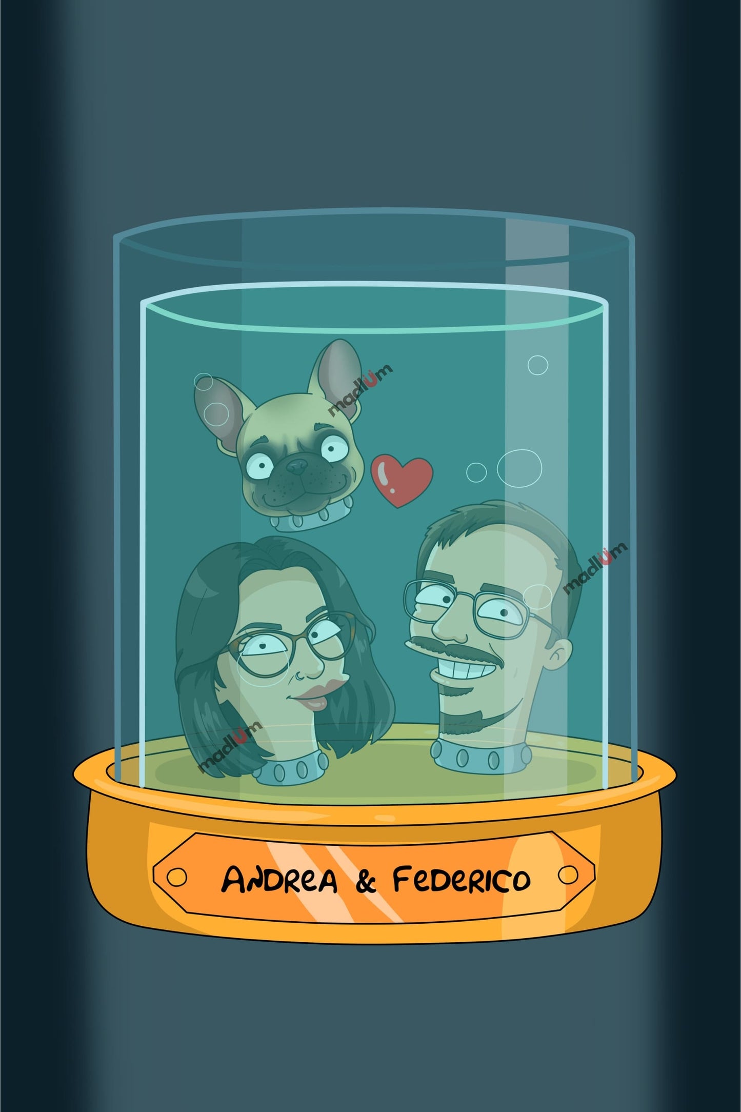 Aangepast One Piece Volledig Lichaam Portret