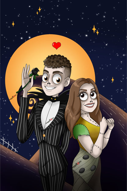 Portrait personnalisé One Piece corps entier