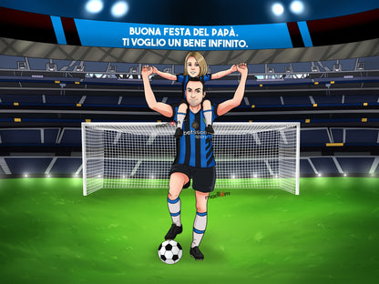 Ritratto Personalizzato: Leggende del Calcio