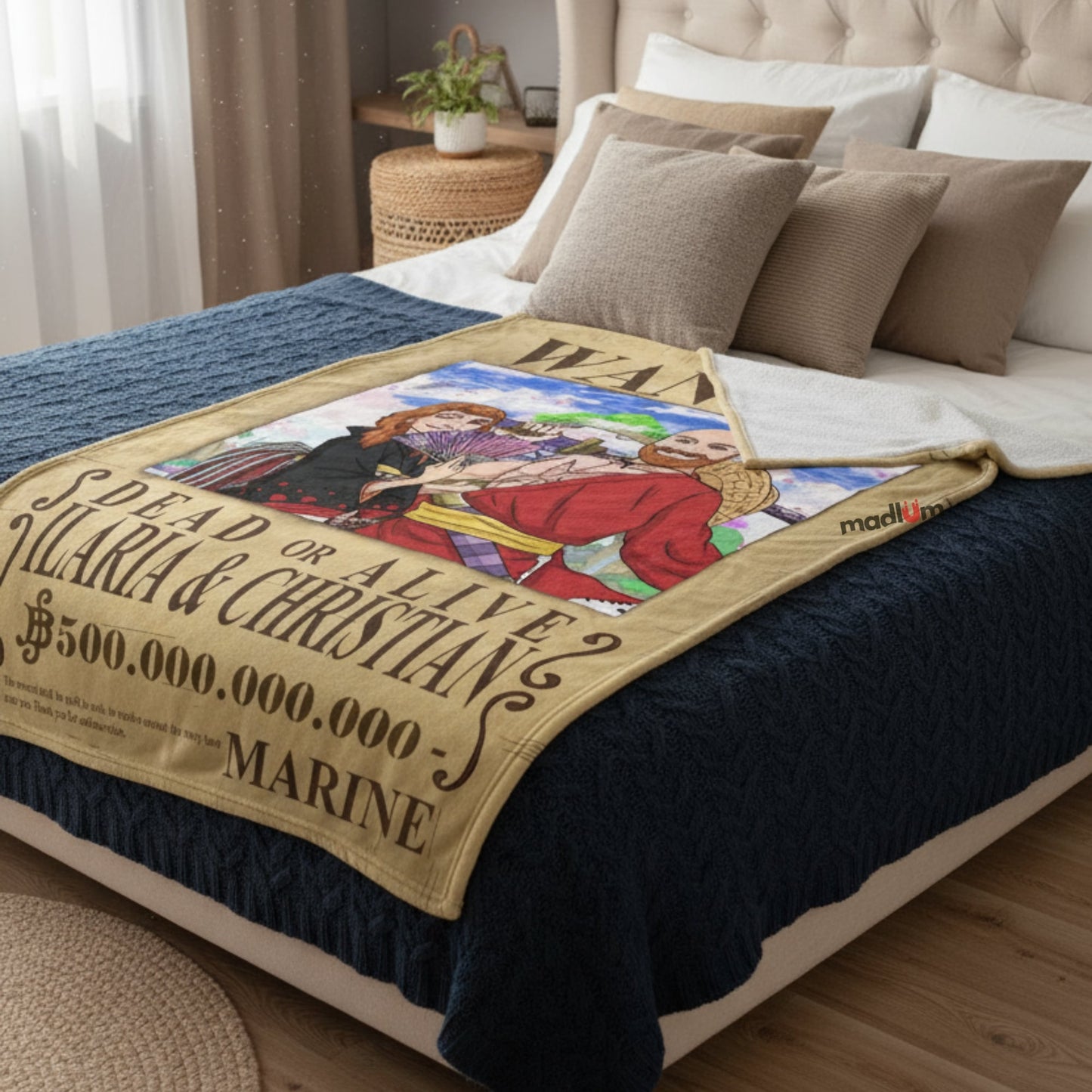 Stampa su Plaid Pile - 150x100 cm