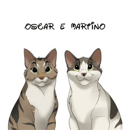 Ritratto personalizzato - Cartoni Animali